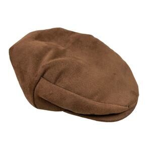 Pendleton Brown Faux Suede Cabbie Gatsby Ivy Hat